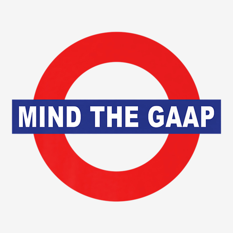 Mind The Gaap Gap Funny Accounting Joke Premium T Holiday Stocking | Artistshot