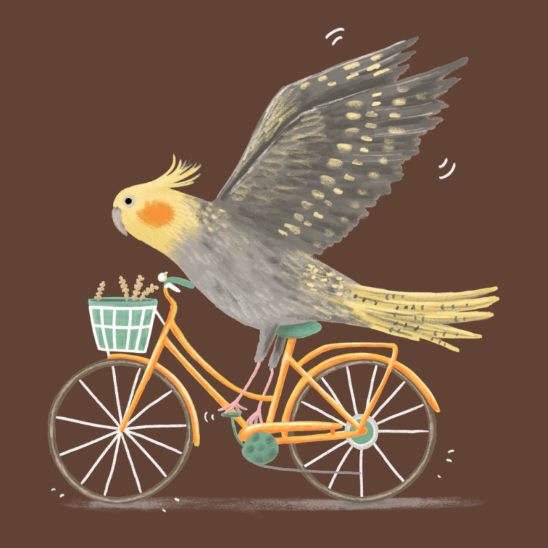 Cockatiel On A Bicycle T-Shirt by orsaknerpiob | Artistshot