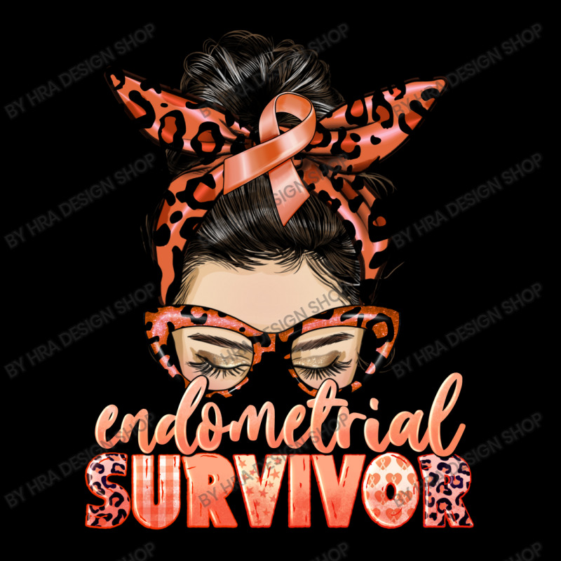 Endometrial Cancer Survivor  Messy Bun Youth Hoodie by HRA Design Shop | Artistshot