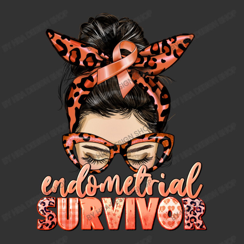 Endometrial Cancer Survivor  Messy Bun Baby Bodysuit by HRA Design Shop | Artistshot