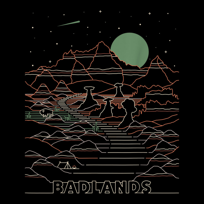 Vintage Retro Badlands National Park South Dakota Zipper Hoodie by calguaa | Artistshot