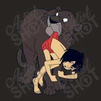 Bagheera And Mowgli Ladies Fitted T-shirt | Artistshot