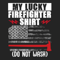 Trending Fire Rescue My Lucky Firefighter Shirt 3/4 Sleeve Shirt | Artistshot