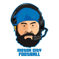 Motor City Football Cartoon Vector Sticker | Artistshot