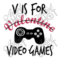 V Is For Video Games Funny 3/4 Sleeve Shirt | Artistshot