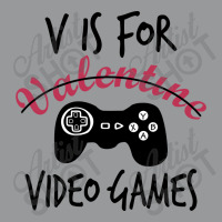 V Is For Video Games Funny Crewneck Sweatshirt | Artistshot