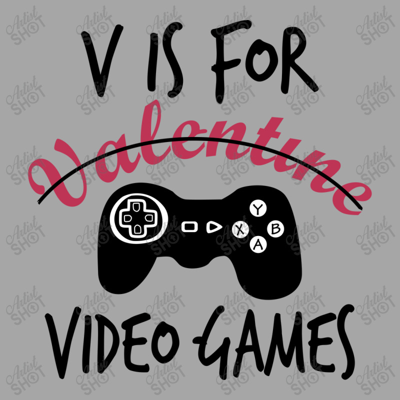 V Is For Video Games Funny Men's Polo Shirt | Artistshot