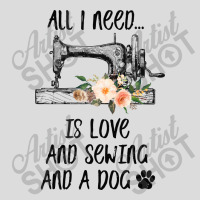 I Need Is Love And Sewing And A Dog Men's Polo Shirt | Artistshot