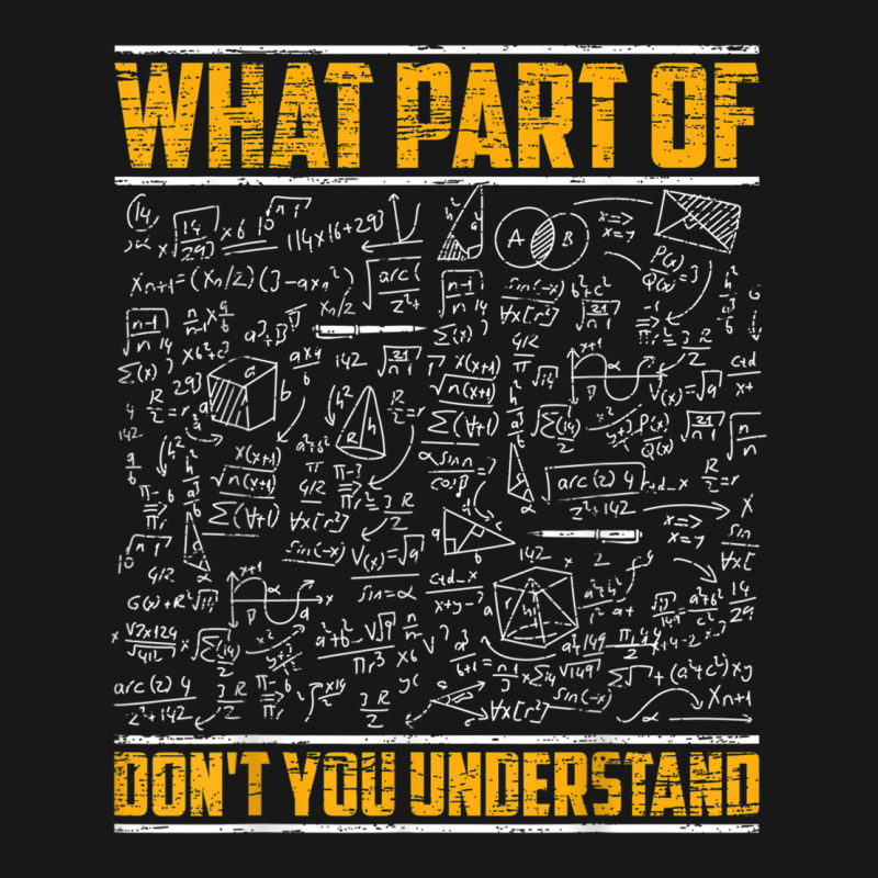 Science Math & Physics What Part Of Don`t You Unde Flannel Shirt by kranendon | Artistshot