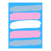 Trans Flag Brush Strokes Unisex Hoodie | Artistshot