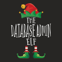 Database Admin Elf Shirt Family Matching Group Chr Ladies Fitted T-shirt | Artistshot