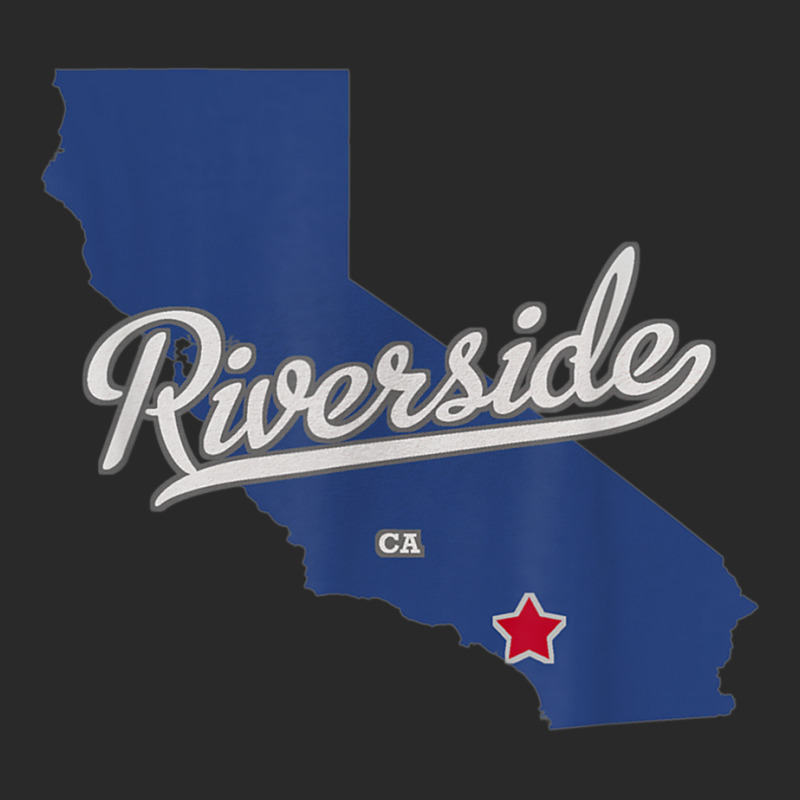 Riverside California Ca Map T Shirt Printed Hat | Artistshot