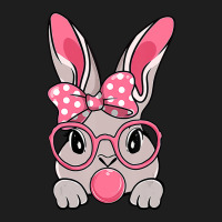 Bunny Face Bow Tie Headband Glasses Bubblegum East Classic T-shirt | Artistshot