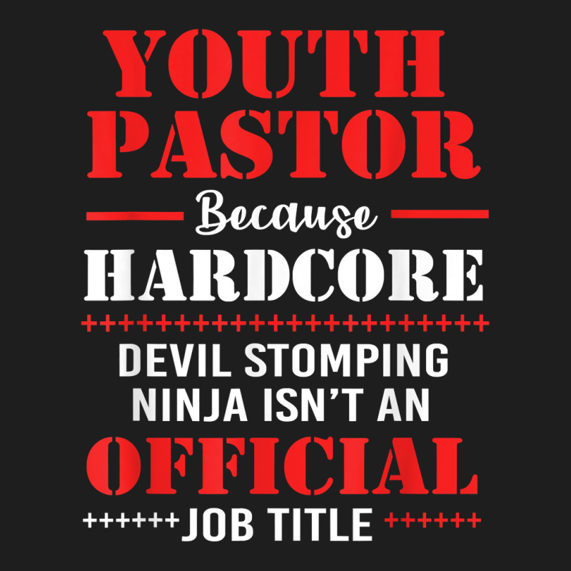 Youth Pastor Because Hardcore Devil Stomping Ninja Classic T-shirt by calguaa | Artistshot