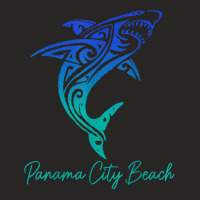 Panama City Beach Fl Shark Scuba Diving Surfer Flo Ladies Fitted T-shirt | Artistshot