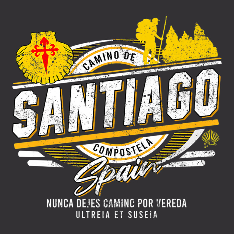 Camino De Santiago Compostela Spain Hiking Walking Vintage Short | Artistshot