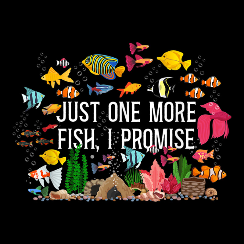 Saltwater Aquarium Just One More Fish, I Promise T Cropped Hoodie by mauthe | Artistshot