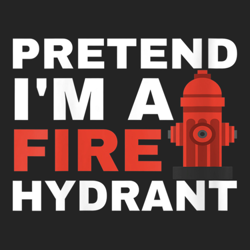 Womens Pretend I'm A Fire Hydrant Joke Prank Costu 3/4 Sleeve Shirt | Artistshot