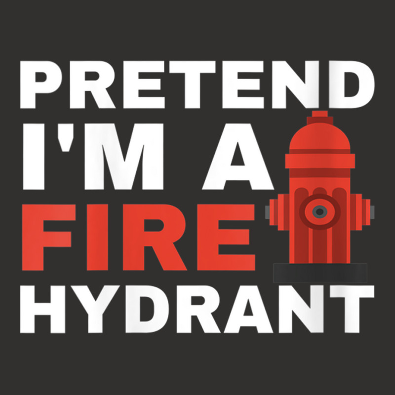 Womens Pretend I'm A Fire Hydrant Joke Prank Costu Champion Hoodie | Artistshot