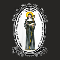 Womens Saint Hildegard Of Bingen Scivias Catholic Ladies Fitted T-shirt | Artistshot