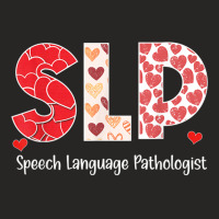 Speech Language Pathology Valentines Day Cool Path Ladies Fitted T-shirt | Artistshot