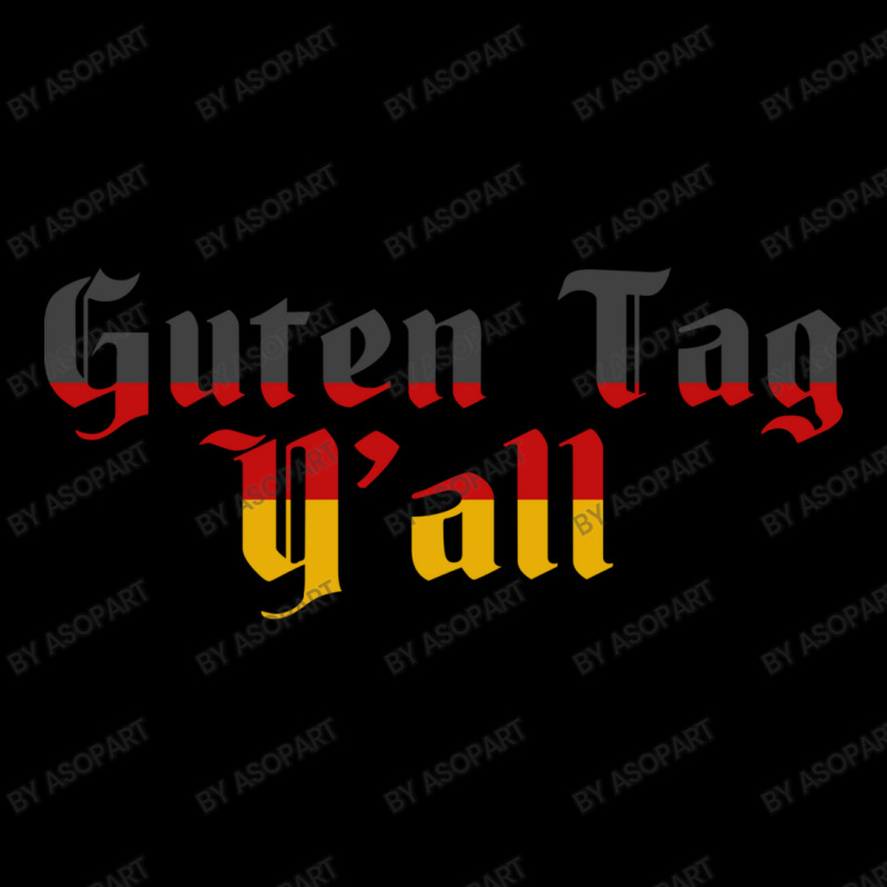 Guten Tag Y'all German Language Germany Flag Vintage Funny Octoberfest Lightweight Hoodie by AsopArt | Artistshot