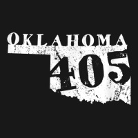 Oklahoma Map 405 Area Code Vintage T Shirt Flannel Shirt | Artistshot