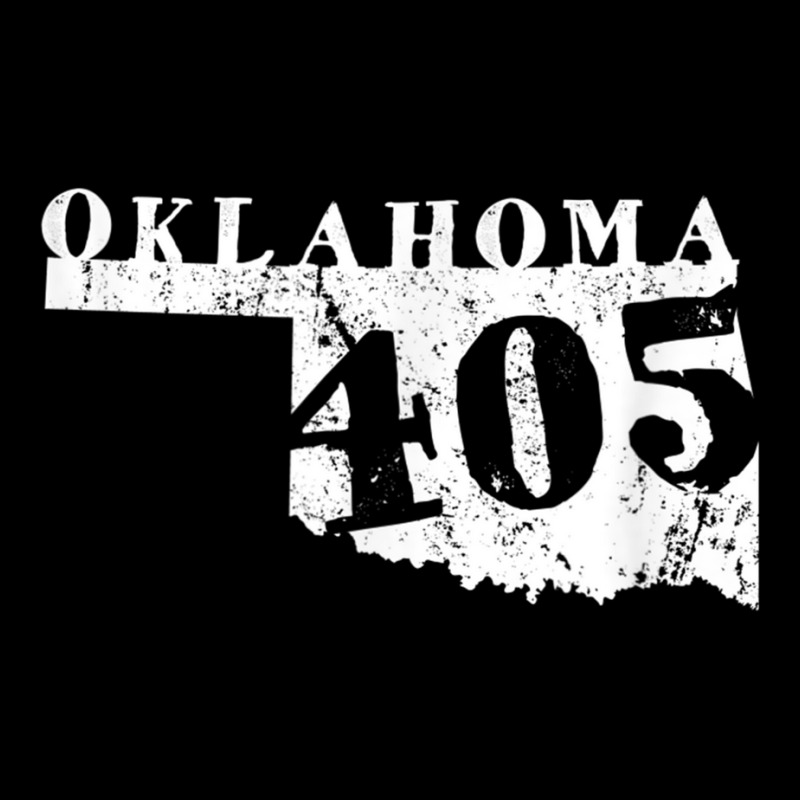 Oklahoma Map 405 Area Code Vintage T Shirt Zipper Hoodie | Artistshot