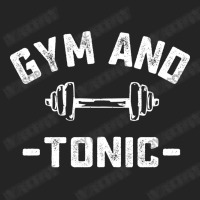 Gym And Tonic Funny Workout Pun Fitness Weightlifting Humor Quote Gift 3/4 Sleeve Shirt | Artistshot