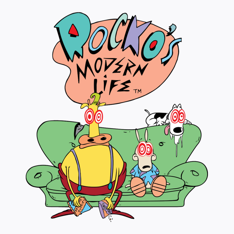 Rocko's Modern Life Hypnotized Character Long Slee T-Shirt by imelde | Artistshot