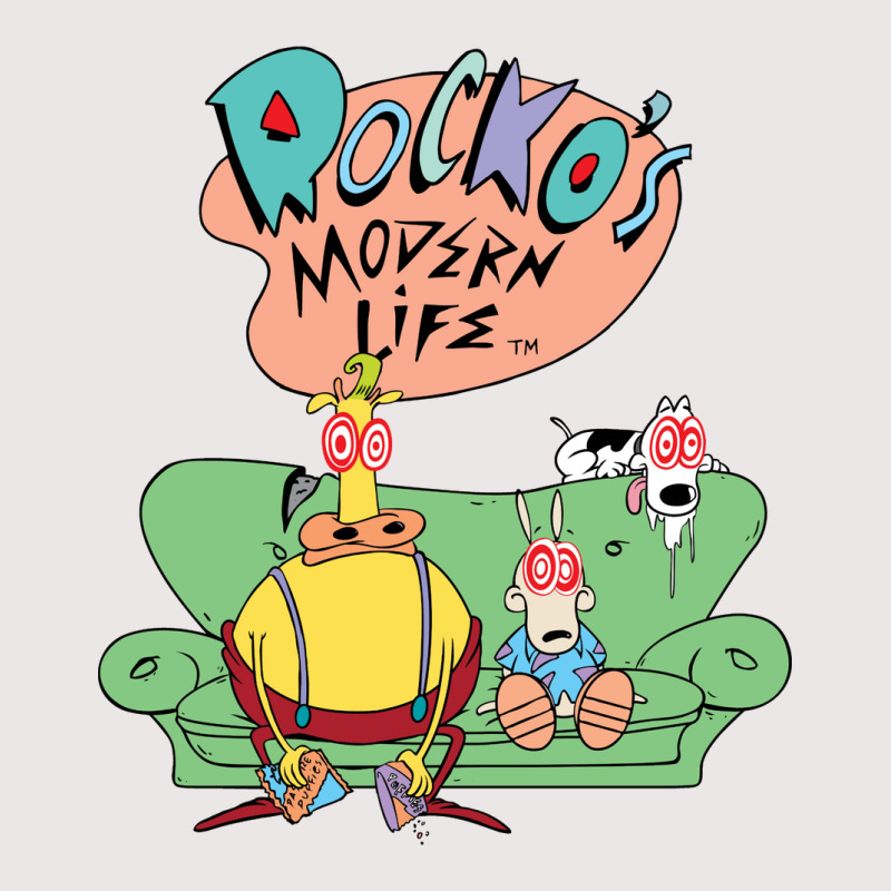 Rocko's Modern Life Hypnotized Character Long Slee Pocket T-Shirt by imelde | Artistshot