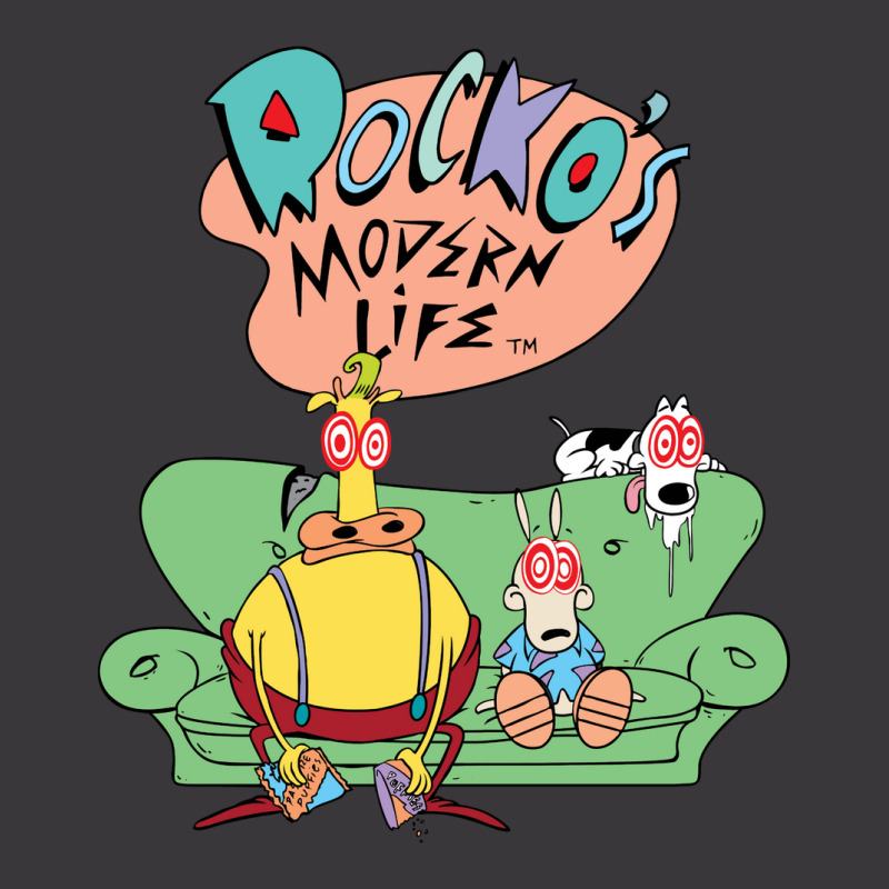 Rocko's Modern Life Hypnotized Character Long Slee Ladies Curvy T-Shirt by imelde | Artistshot