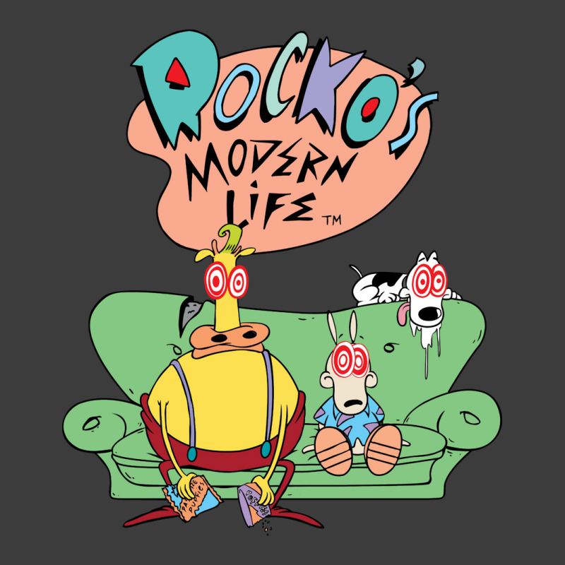 Rocko's Modern Life Hypnotized Character Long Slee Men's Polo Shirt by imelde | Artistshot