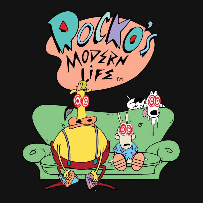 Rocko's Modern Life Hypnotized Character Long Slee Scorecard Crop Tee by imelde | Artistshot