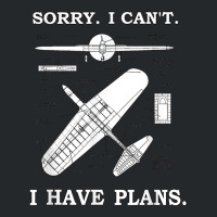 Sorry. I Can't. I Have Plans. Funny Airplane Model Crewneck Sweatshirt | Artistshot