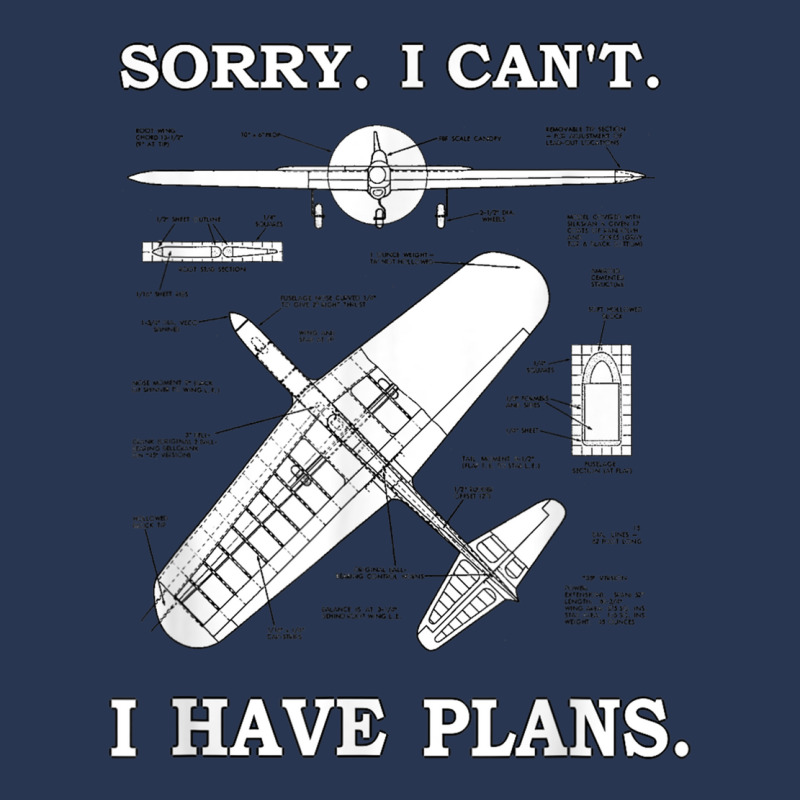 Sorry. I Can't. I Have Plans. Funny Airplane Model Men Denim Jacket | Artistshot