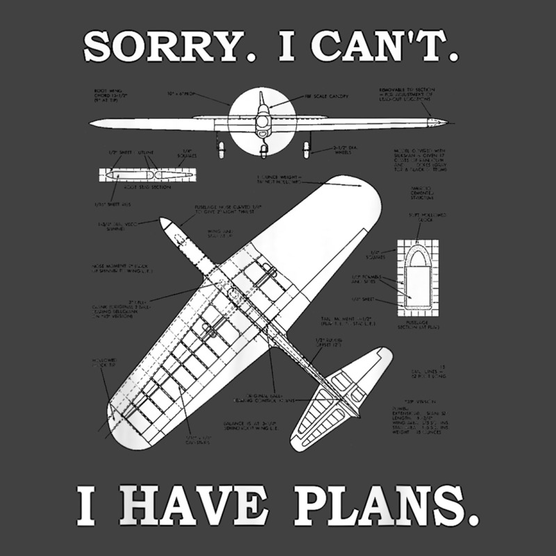 Sorry. I Can't. I Have Plans. Funny Airplane Model Vintage T-shirt | Artistshot