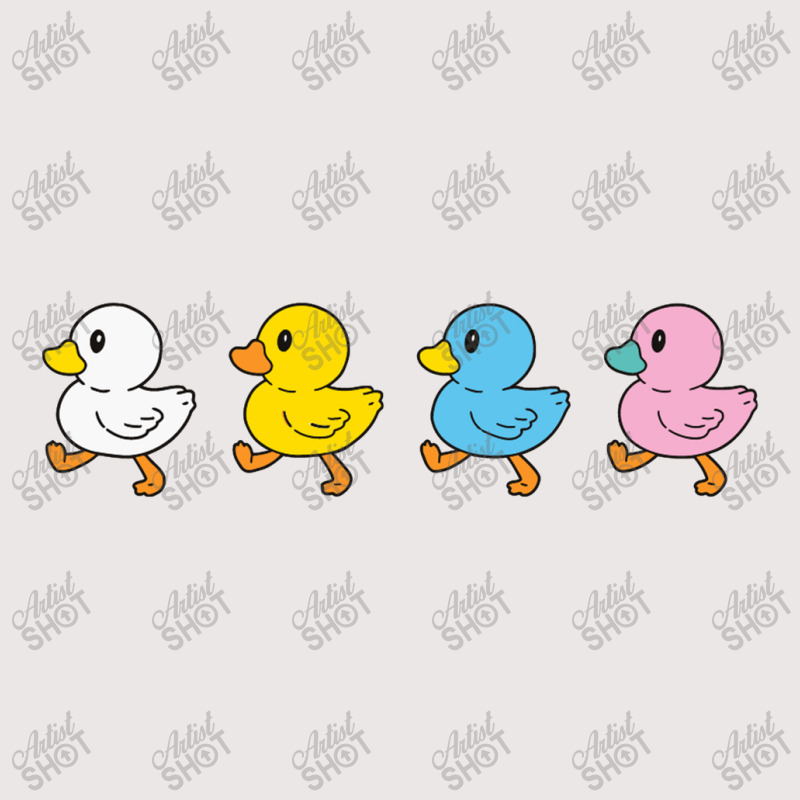 Four Little Ducks In A Row Pocket T-Shirt by Rosiana | Artistshot