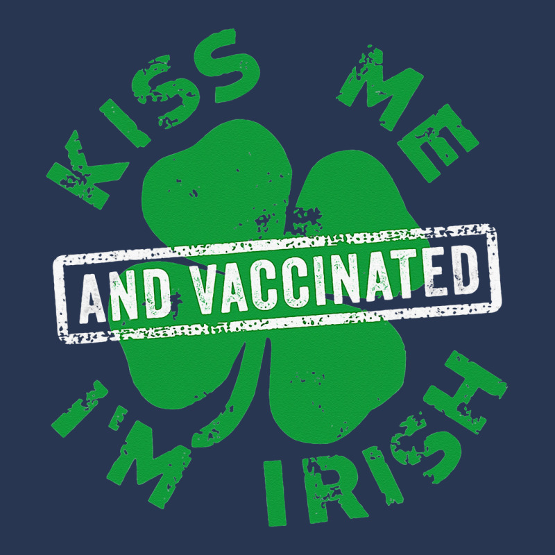 Kissing Me I'm Irish And Vaccinated St. Patrick's  Men Denim Jacket by kenjinfc | Artistshot