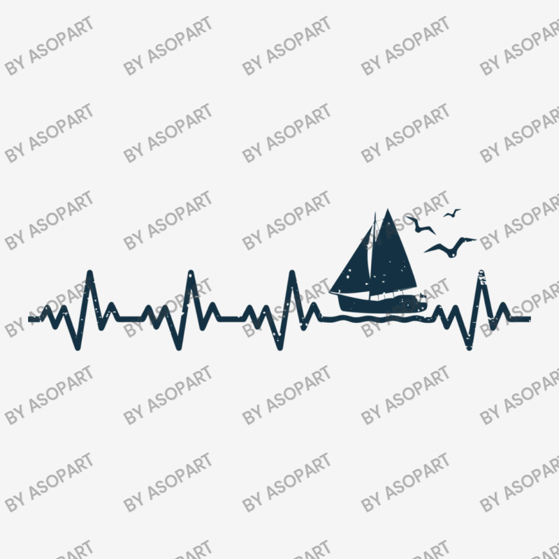 Heartbeat Sailing Boat Captain Pulse Funny Sailor Boating Lover Gift Travel Mug | Artistshot