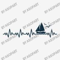 Heartbeat Sailing Boat Captain Pulse Funny Sailor Boating Lover Gift Oval Patch | Artistshot