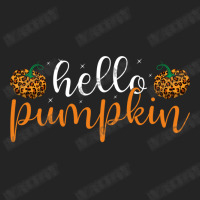 Hello Pumpkin Leopard Pattern Cute Fall Lover Design For Halloween Cos 3/4 Sleeve Shirt | Artistshot