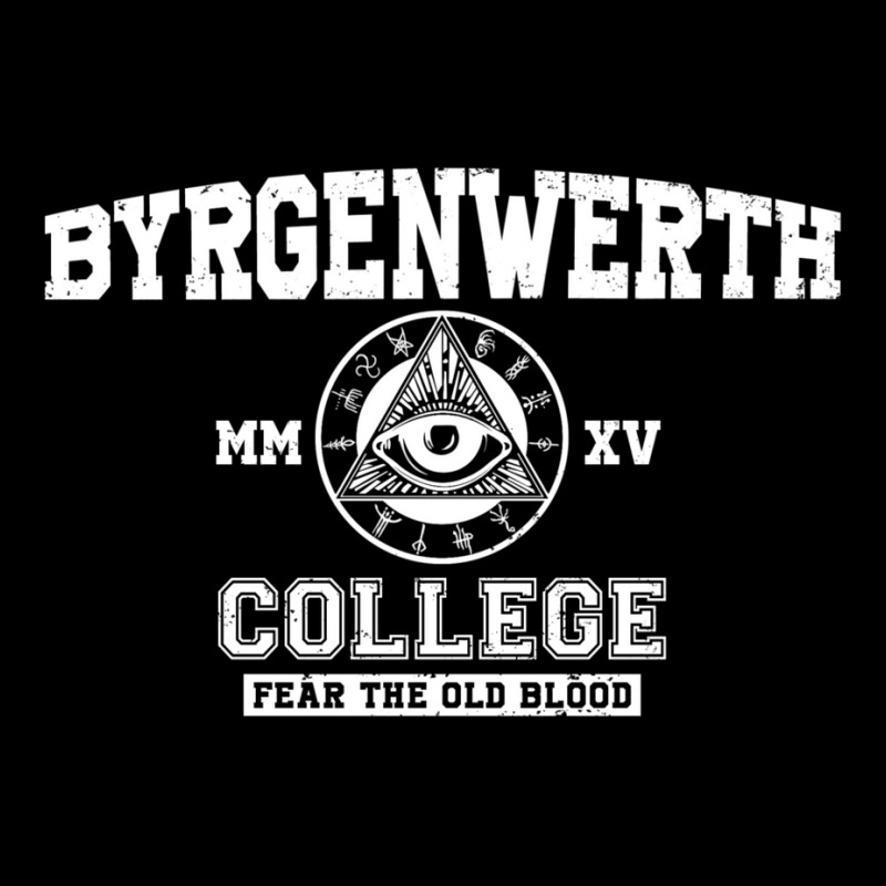 Byrgenwerth College (white Text) Fleece Short | Artistshot