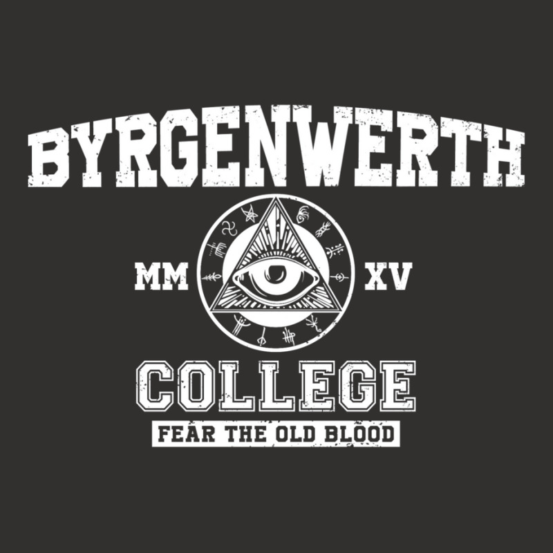 Byrgenwerth College (white Text) Champion Hoodie | Artistshot