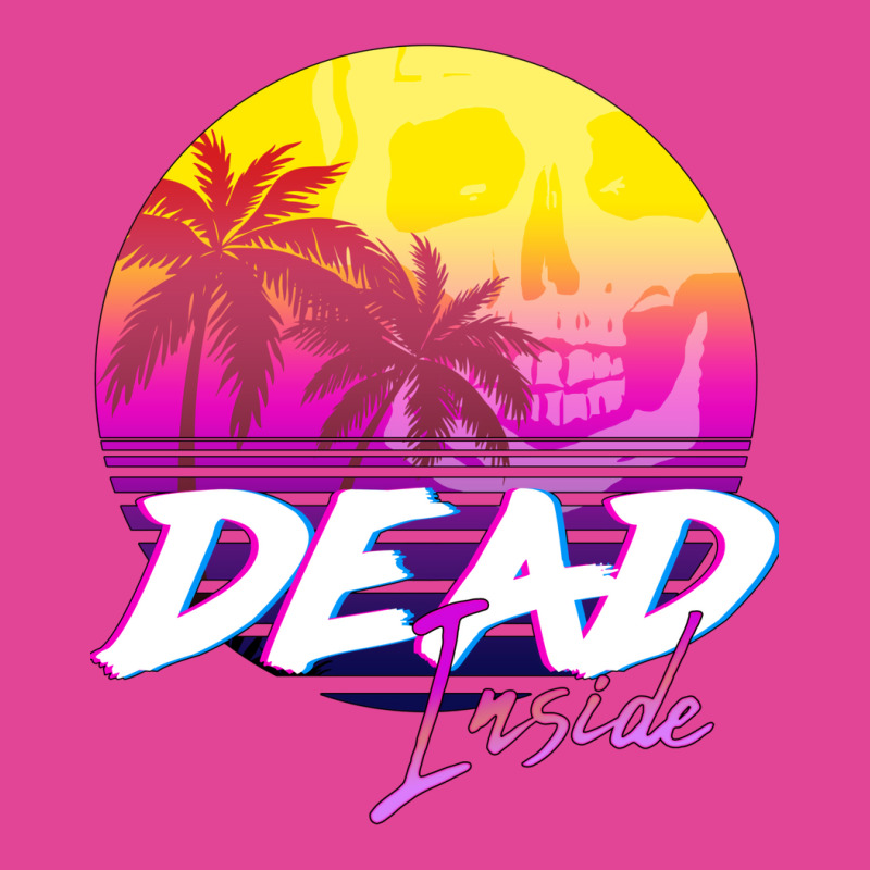 Dead Inside   Vaporwave Miami Aesthetic Spooky Moo T-shirt | Artistshot