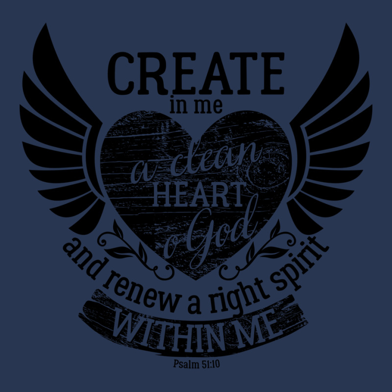 Create In Me A Clean Heart O God And Renew A Right Men Denim Jacket by fathiyharebd | Artistshot