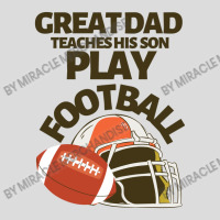 Great Dad Teaches His Son Play Football Men's Polo Shirt | Artistshot