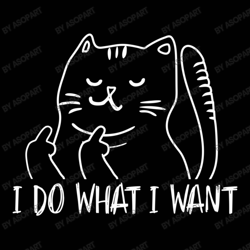 I Do What I Want Funny Cat Flipping The Bird Humor Gift Toddler 3/4 Sleeve Tee | Artistshot