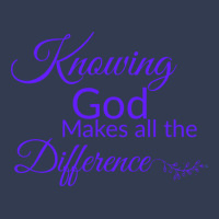 Knowing God Makes All The Difference Humor V-neck Tee | Artistshot