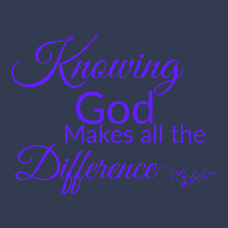 Knowing God Makes All The Difference Humor V-Neck Tee by fathiyharebd | Artistshot